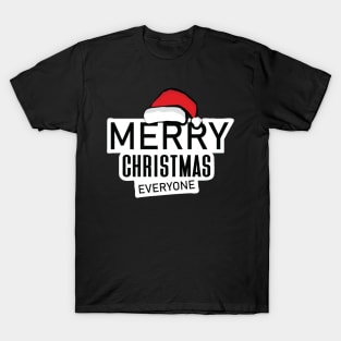 Merry Christmas Everyone with Santa Claus T-Shirt